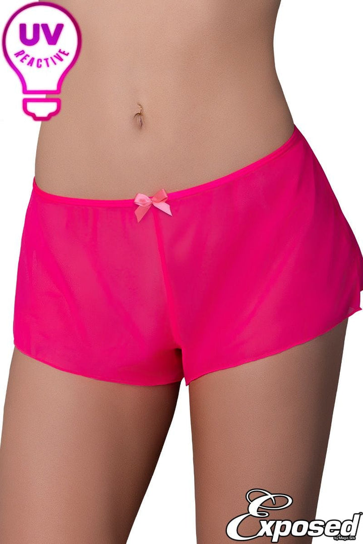 Exposed Lingerie - Pink Kink Flowy Boy Short