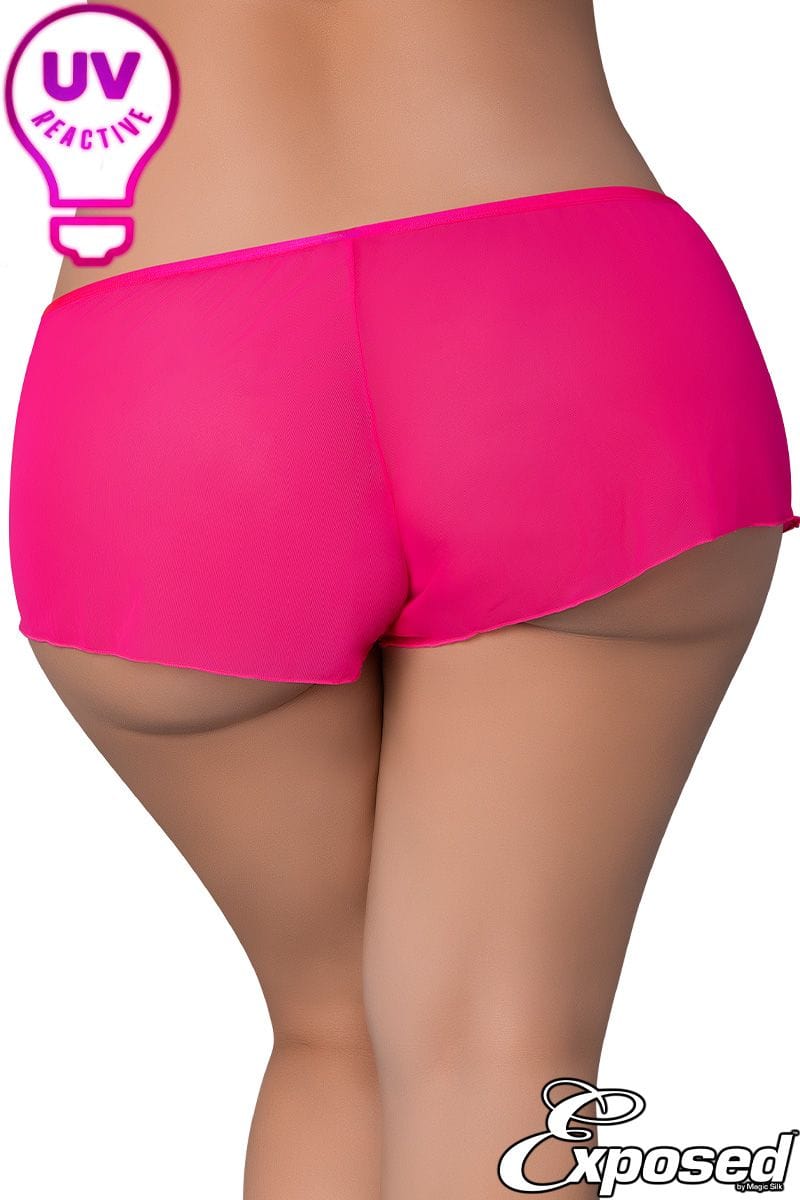 Exposed Lingerie - Pink Kink Flowy Boy Short