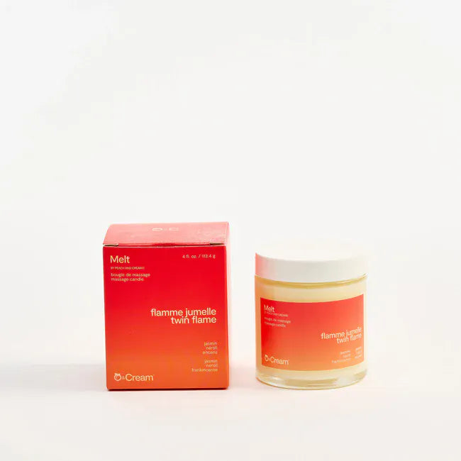 Twin Flame Massage Candle | Peaches & Cream
