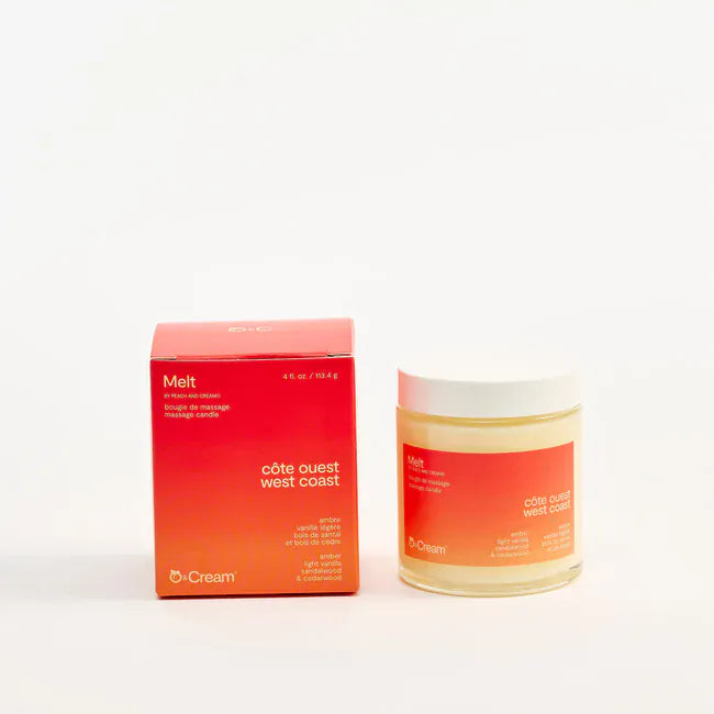 West Coast Massage Candle | Peaches & Cream