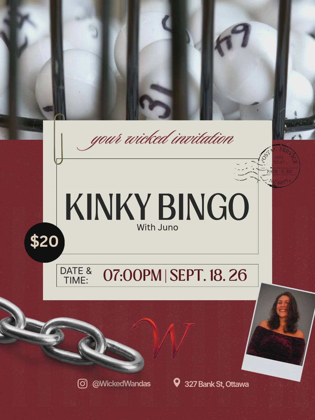 Kinky Bingo with Juno: SEP 18
