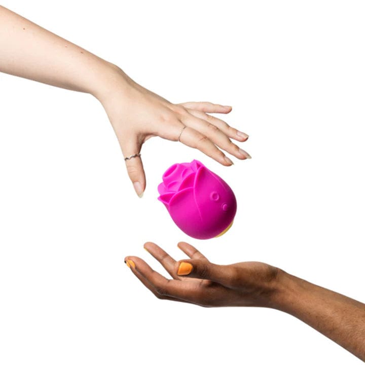Romp Rose Unique Waves Clitoral Pleasure Air Toy WW INC Romp Rose Unique Waves Clitoral Pleasure Air Toy WW INC
