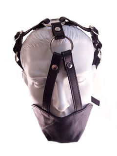 Rouge - Leather Mouth Chin Gag