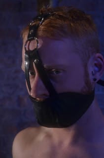 Rouge - Leather Mouth Chin Gag