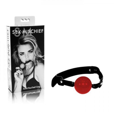 S&M Solid Red Ball Gag