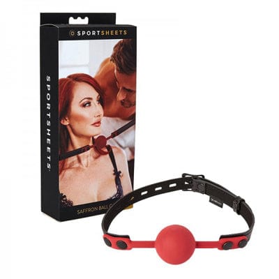 SportSheets Saffron Silicone Ball Gag