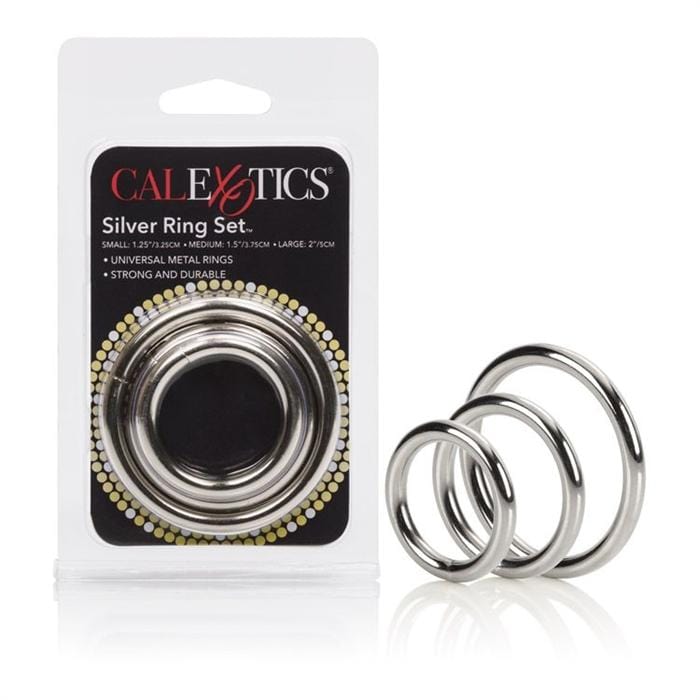 Calexotics Silver Ring Set 3