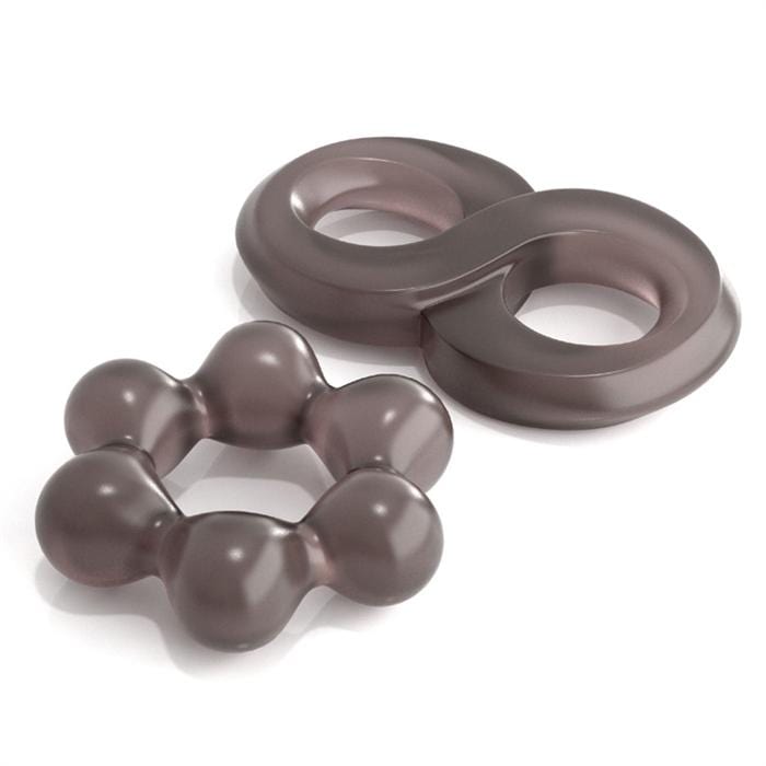 Pipedream Classix - Performance Cock Ring Set, Smoke