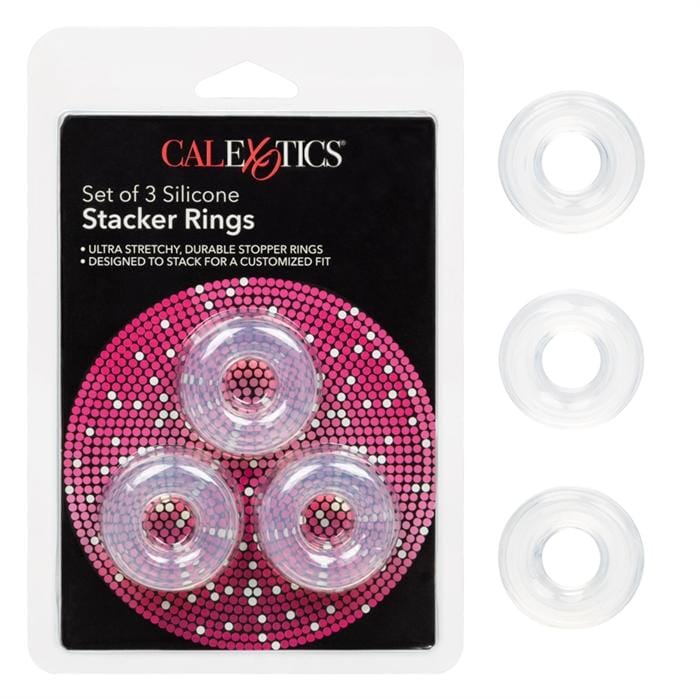 Calexotics Set of 3 Silicone Stacker Rings