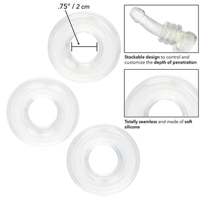 Calexotics Set of 3 Silicone Stacker Rings