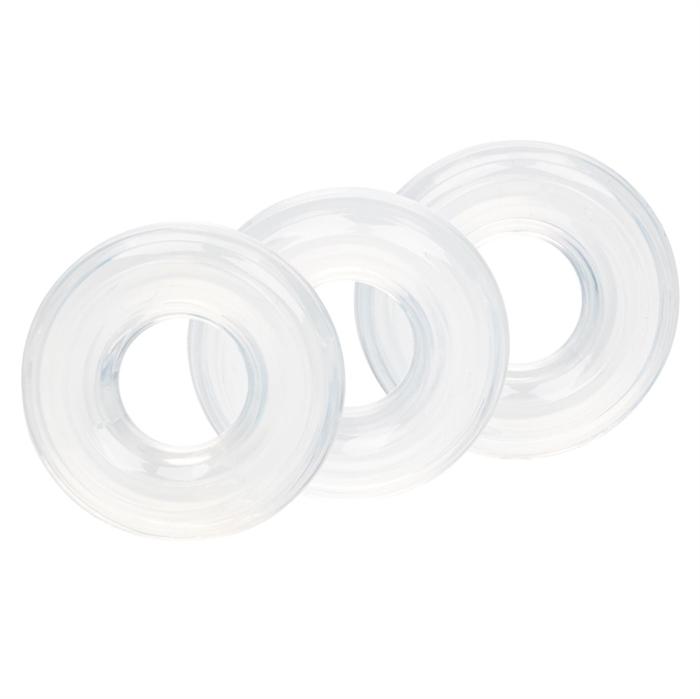 Calexotics Set of 3 Silicone Stacker Rings