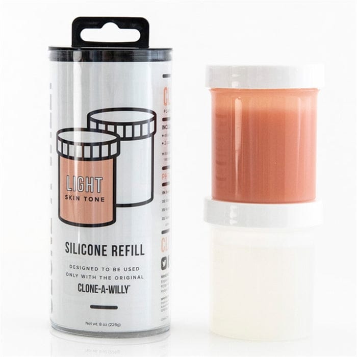 Clone-a-Willy Silicone Refill -Light