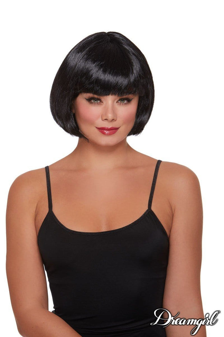 Dreamgirl Short Bob Wig in Black