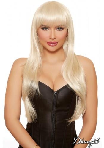 Dreamgirl Long Straight Layered Wig Blond