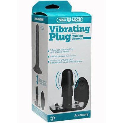 VAC U LOCK VIBRATING PLUG WITH WIRELESS REMOTE - Wicked Wanda's Inc.