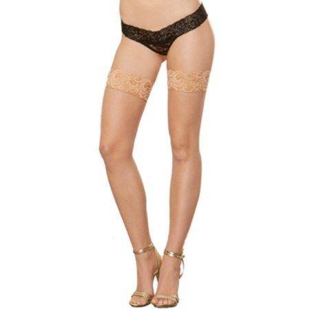 FISHNET THIGH HIGH STOCKINGS WITH SILICONE - Wicked Wanda&