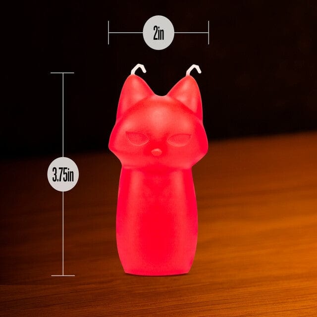 Blush - Temptasia - Fox Drip Candle - Red