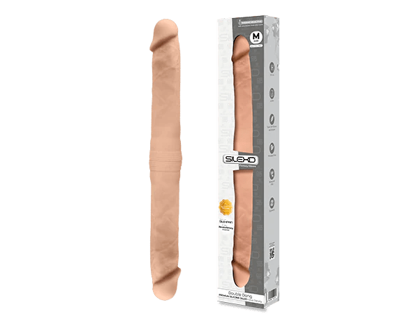 Silexd Double dong - Medium -16.5"inch- Model 1 - Flesh