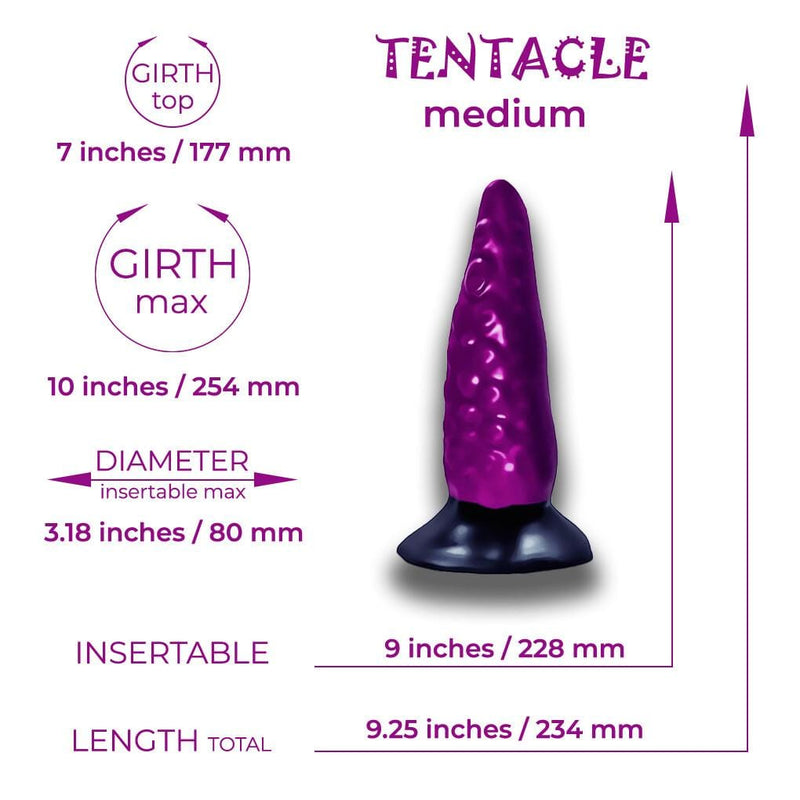 Servant Sex Toys Tentacle in Dark Red, Medium