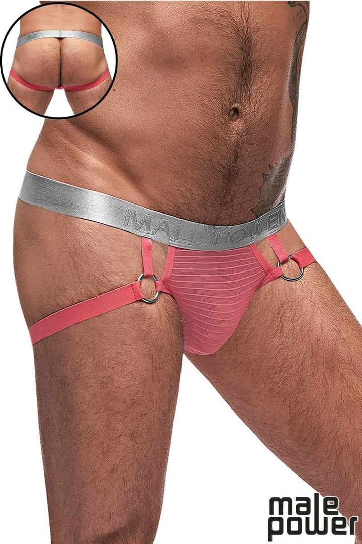 Male Power Diamond Mesh Ring Jock