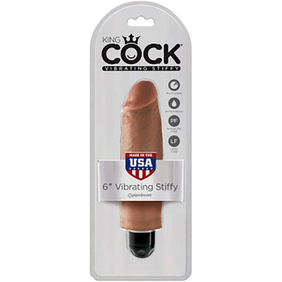 Pipedream King Cock 6 Inch Vibrating Stiffy - Wicked Wanda's Inc.