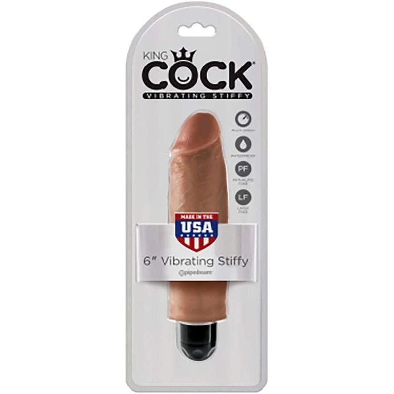 Pipedream King Cock 6 Inch Vibrating Stiffy - Wicked Wanda&