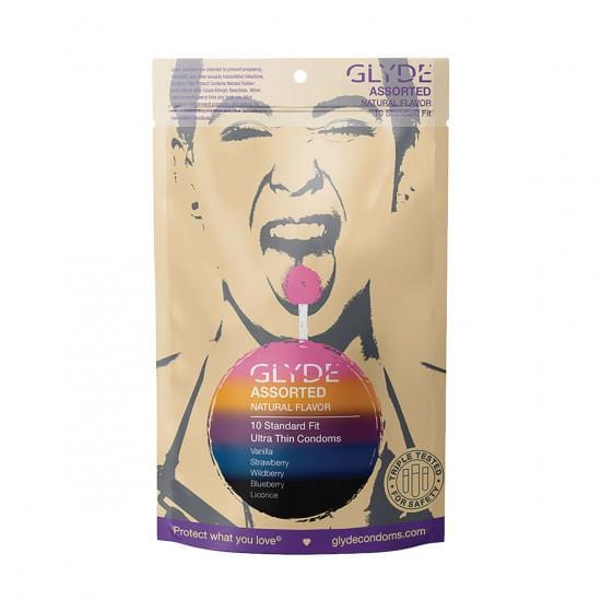 Glyde Ultra Condoms Organic Assorted Flavors 10pk