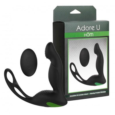 Adore U Höm - Prostate Stimulator With Remote & Ring at the best sex store in Ottawa