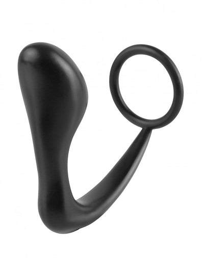 Pipedream Anal Fantasy Collection Ass-Gasm Cockring Plug - Black