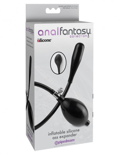 Pipedream Anal Fantasy Collection Inflatable Silicone Ass Expander - Black