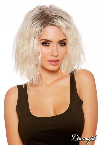 Dreamgirl Loose Beach Wave Bob with Dark Roots