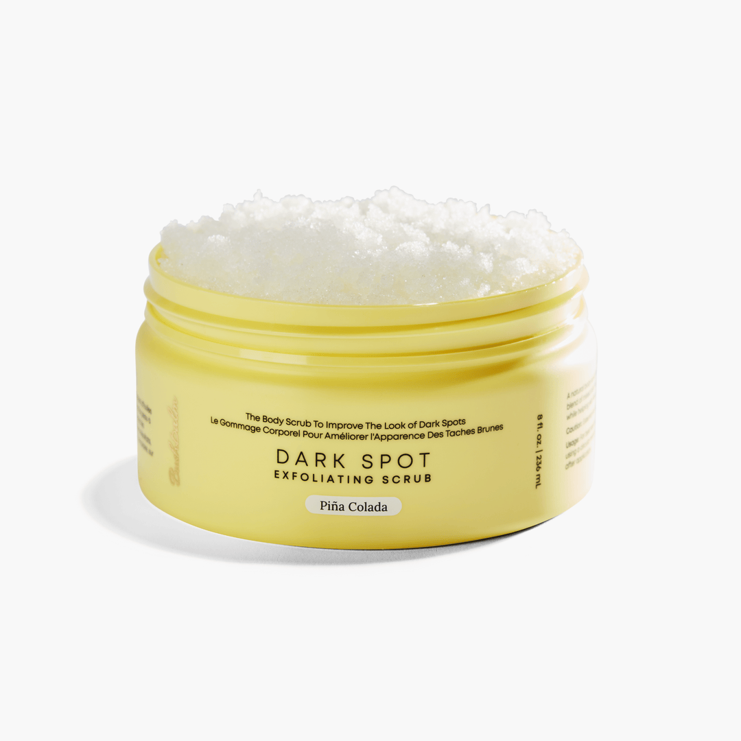 Bush Balm Piña Colada Gommage exfoliant pour les taches brunes nettoie les pores + éclaircit (8 fl. oz. / 236mL)