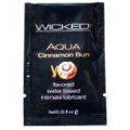 WICKED AQUA CINNAMON BUN sample - Wicked Wanda's Inc.