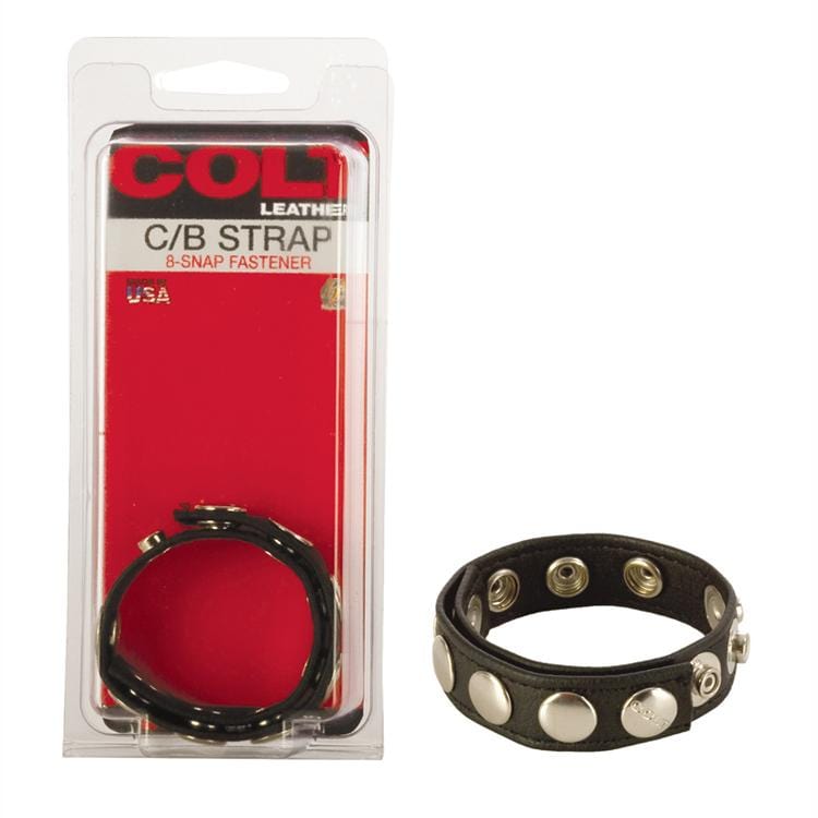 Calexotics COLT® 8 Snap Fastener Leather C/B Strap.