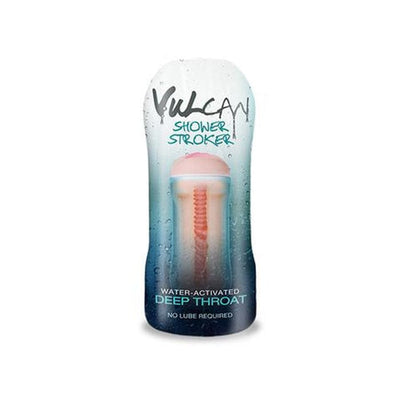Vulcan CYBERSKIN® H2O Shower Stroker, Deep Throat
