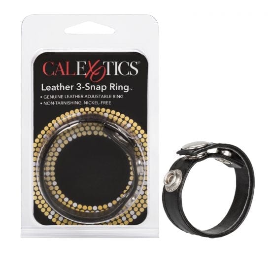 CalExotics - Leather 3 Snap Ring