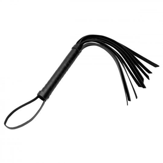 XR Brands Strict Leather Cat Tails Vegan Leather Hand Flogger