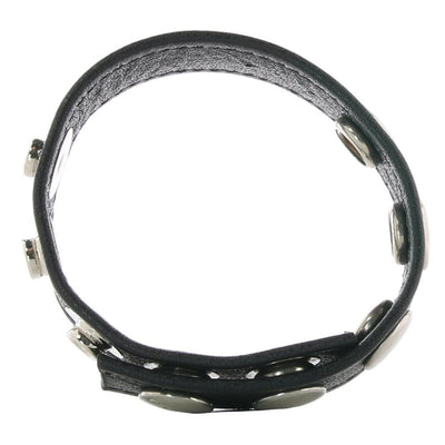 Calexotics Colt 5 Snap Leather Cock Ring