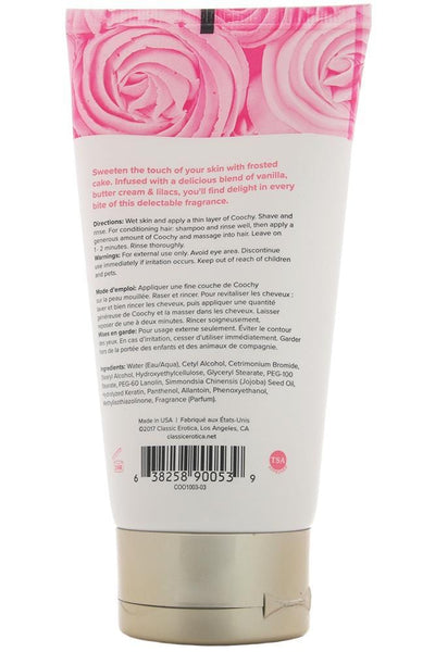 Coochy Oh So Smooth Shave Cream 3.4oz/100ml in Frosted Cake