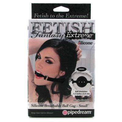 Pipedream Extreme Silicone Breathable Ball Gag in Small