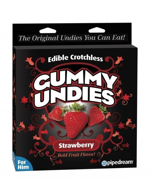 Pipedream Gummy Undies for Him Strawberry - Wicked Wanda's Inc.