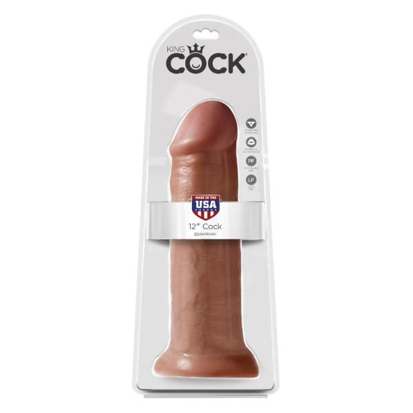 King Cock - 12 Inches Dildo - Tan