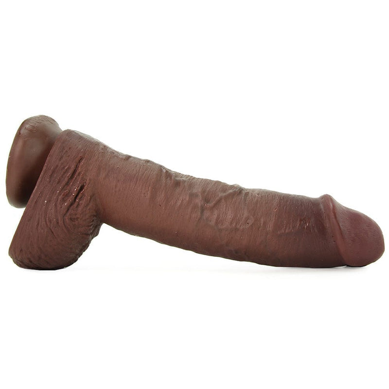 Pipedream King Cock 10 Inch Cock with Balls in Brown