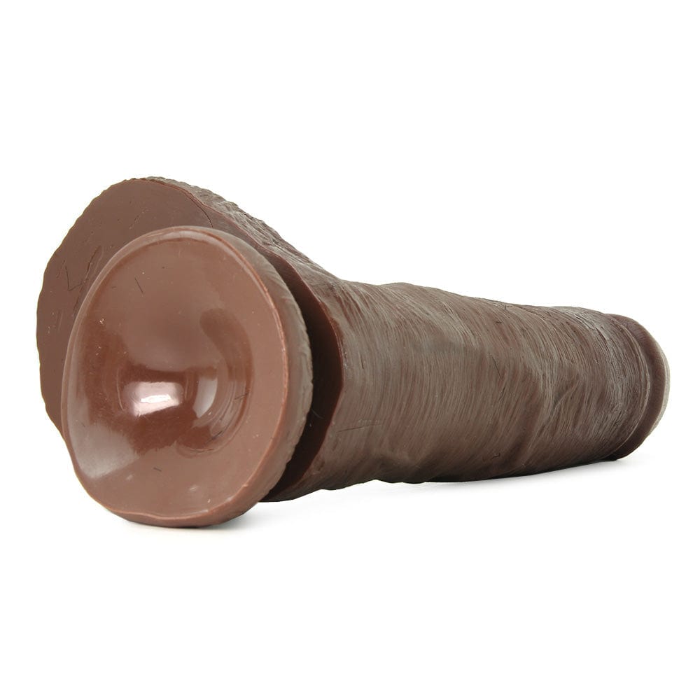 Pipedream King Cock 10 Inch Cock with Balls in Brown