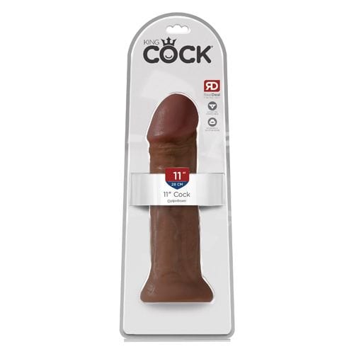 King Cock 11" Cock - Brown