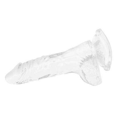 Pipedream King Cock 4 Inch Clear Cock avec boules