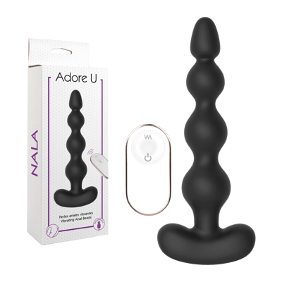 Perles anales vibrantes Adore U Nala avec télécommande