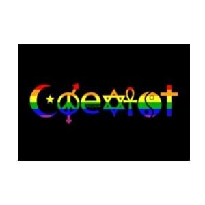 Gay Pride Products Coexist Magnet - Wicked Wanda's Inc.