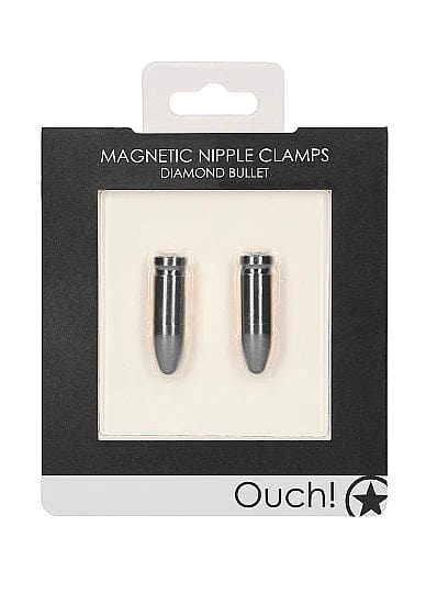Shots Ouch Magnetic Nipple Clamps Grey