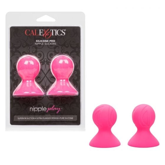 Calexotics Nipple Play Silicone Pro Nipple Suckers - Pink